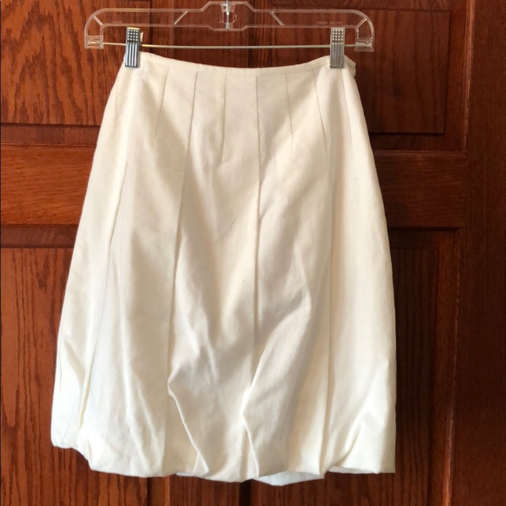 Robert Rodriguez - White Pleated Bubble Skirt